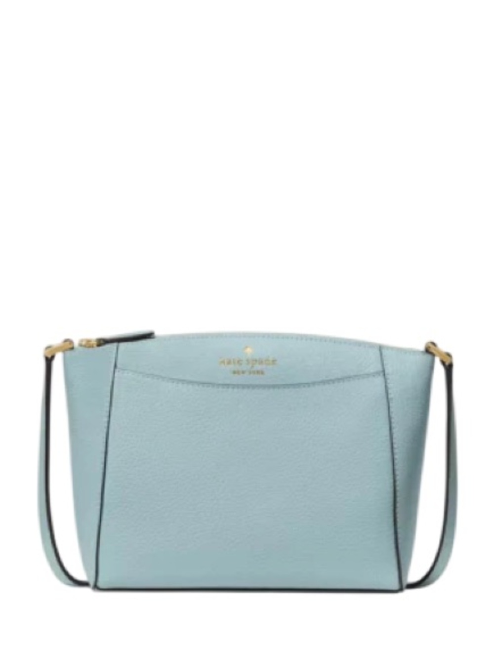 NWT Kate Spade New York MONICA SMALL CROSSBODY pebbled leather aventurine color